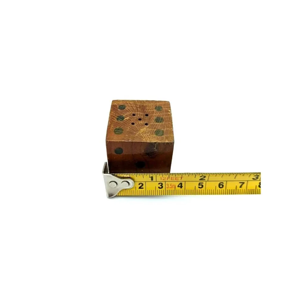Vintage Wooden Dice Salt and‎ Pepper Shakers Texas City